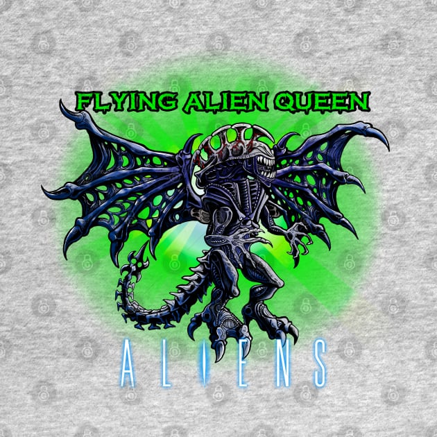Flying Alien Queen by Ale_jediknigth